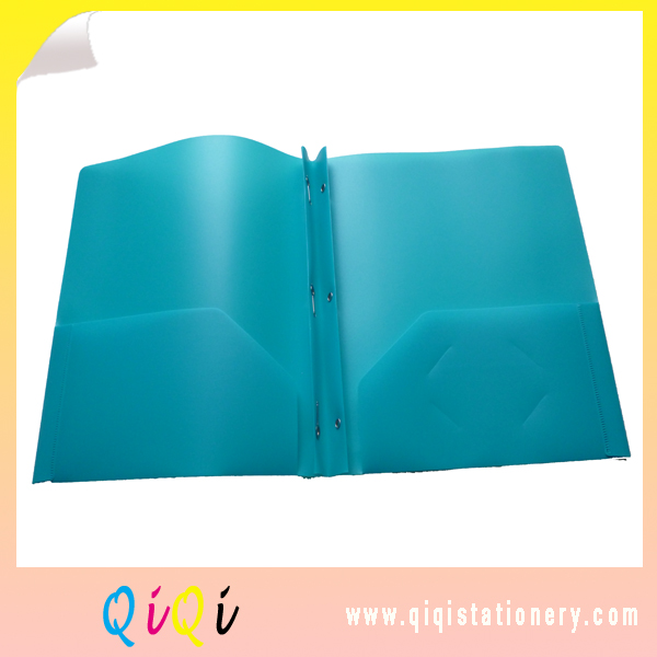 3 prong pocket plastic file folder
