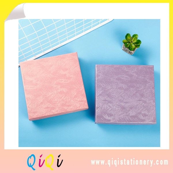 square cardboard gift package box 