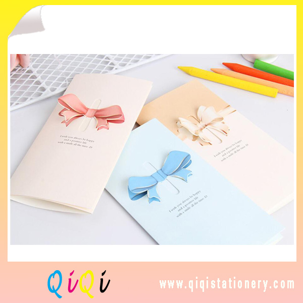 Simple stereoscopic holiday greeting card custom greeting card