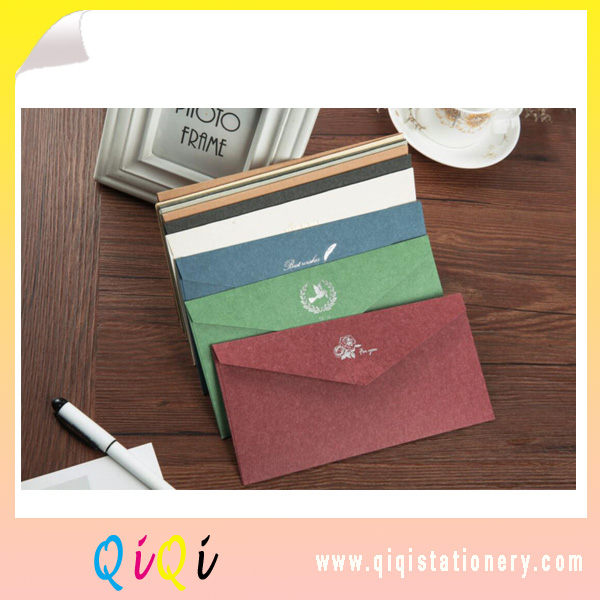 no.5 size western gold stamping envelop business envelop holiday envelop