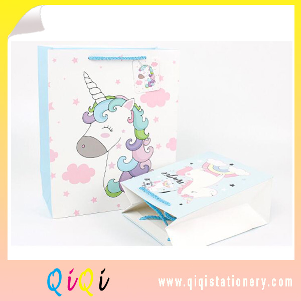 Ivory board gift bag paper hand bag