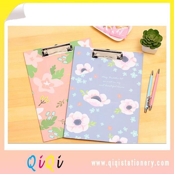 Floral style A4 Paper clipboard